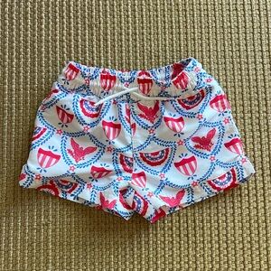 Boys 2T Beaufort Bonnet Bathing Suit, Swim Trunks, 4th of July